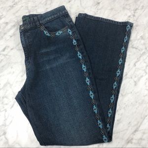 Ralph Lauren VTG Beaded Jeans Size 12